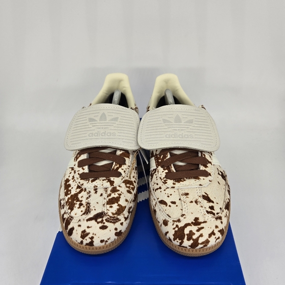 adidas Samba LT Cow Print Brown White Women's Shoes Size 8.5 JS3931 New - Picture 2 of 8